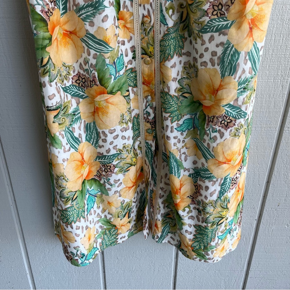 Aqua Blu Australia Dahlia Helena Button Front Sleeveless Maxi Dress Size M - Picture 5 of 10